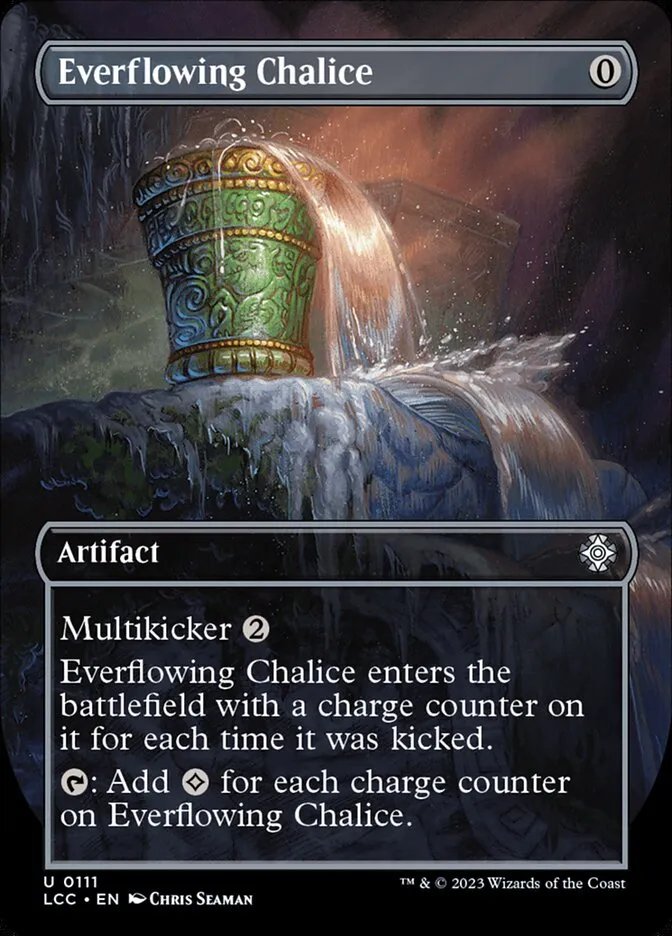 2023 The Lost Caverns of Ixalan Commander Everflowing Chalice #111 uncommon card image