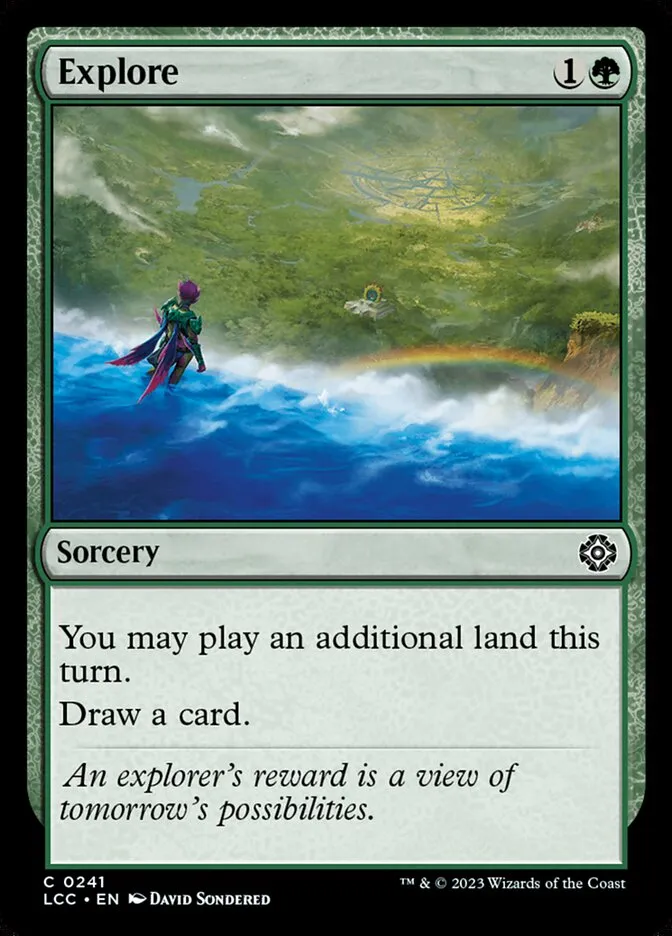 2023 The Lost Caverns of Ixalan Commander Explore common #241 common card image
