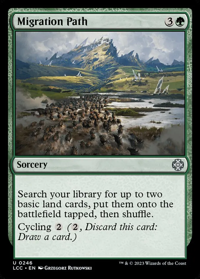 2023 The Lost Caverns of Ixalan Commander Migration Path #246 uncommon card image