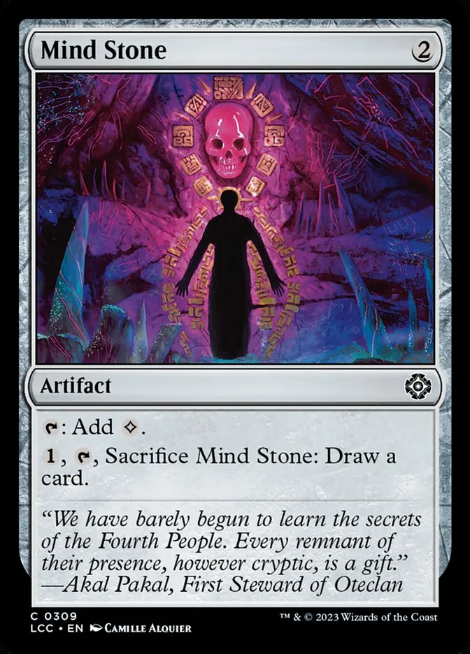 2023 The Lost Caverns of Ixalan Commander Mind Stone #309 common card image