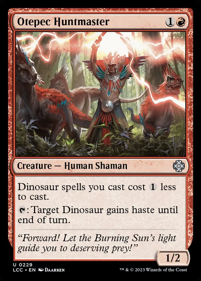2023 The Lost Caverns of Ixalan Commander Otepec Huntmaster #229 uncommon card image
