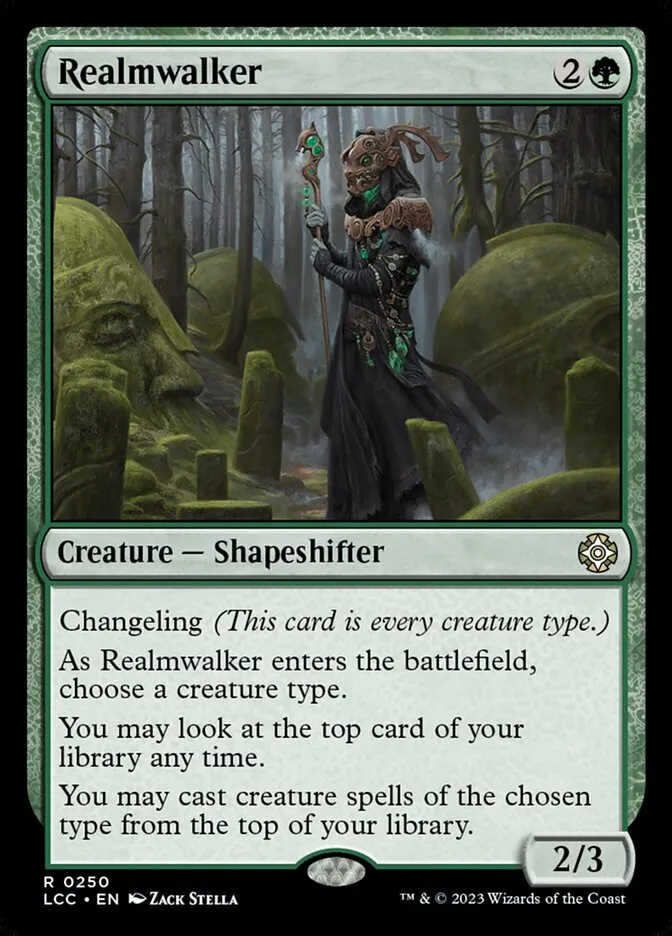 2023 The Lost Caverns of Ixalan Commander Realmwalker #250 rare card image