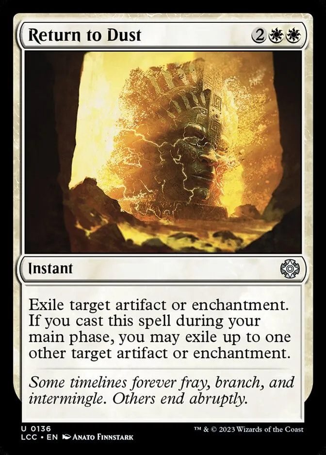 2023 The Lost Caverns of Ixalan Commander Return to Dust #136 uncommon card image