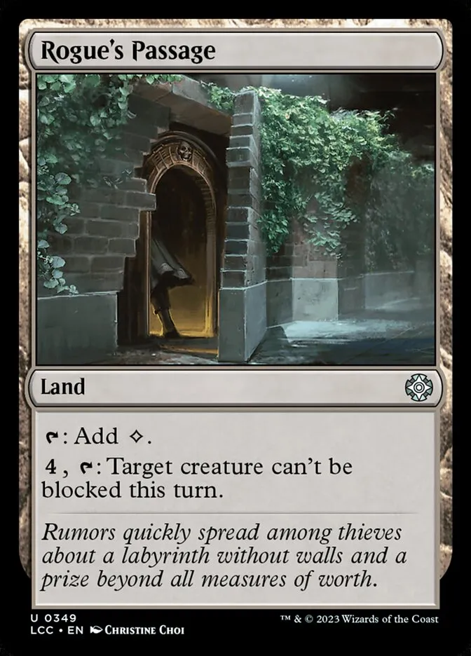2023 The Lost Caverns of Ixalan Commander Rogue's Passage #349 uncommon card image