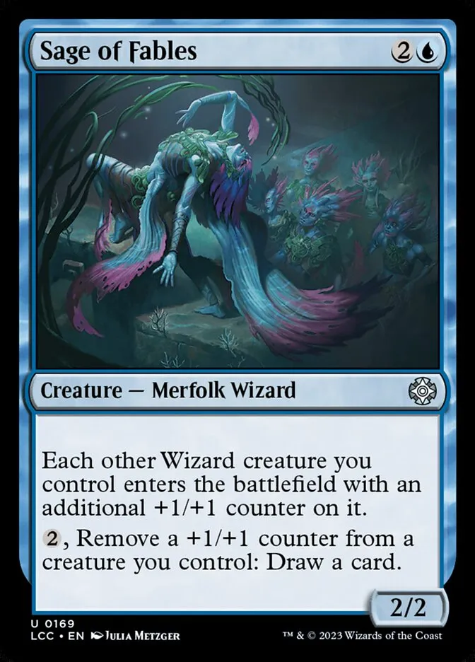 2023 The Lost Caverns of Ixalan Commander Sage of Fables #169 uncommon card image