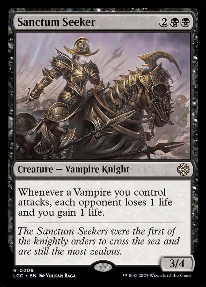 2023 The Lost Caverns of Ixalan Commander Sanctum Seeker #209 rare card image