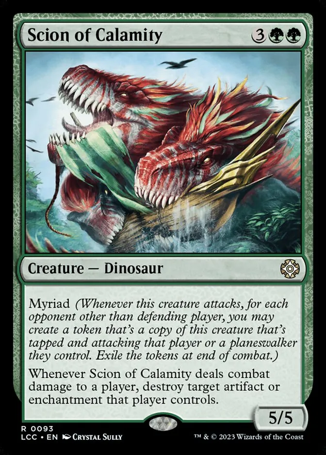 2023 The Lost Caverns of Ixalan Commander Scion of Calamity rare #93 rare card image