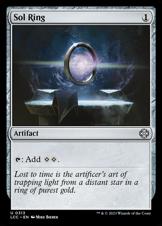 2023 The Lost Caverns of Ixalan Commander Sol Ring #313 uncommon card image