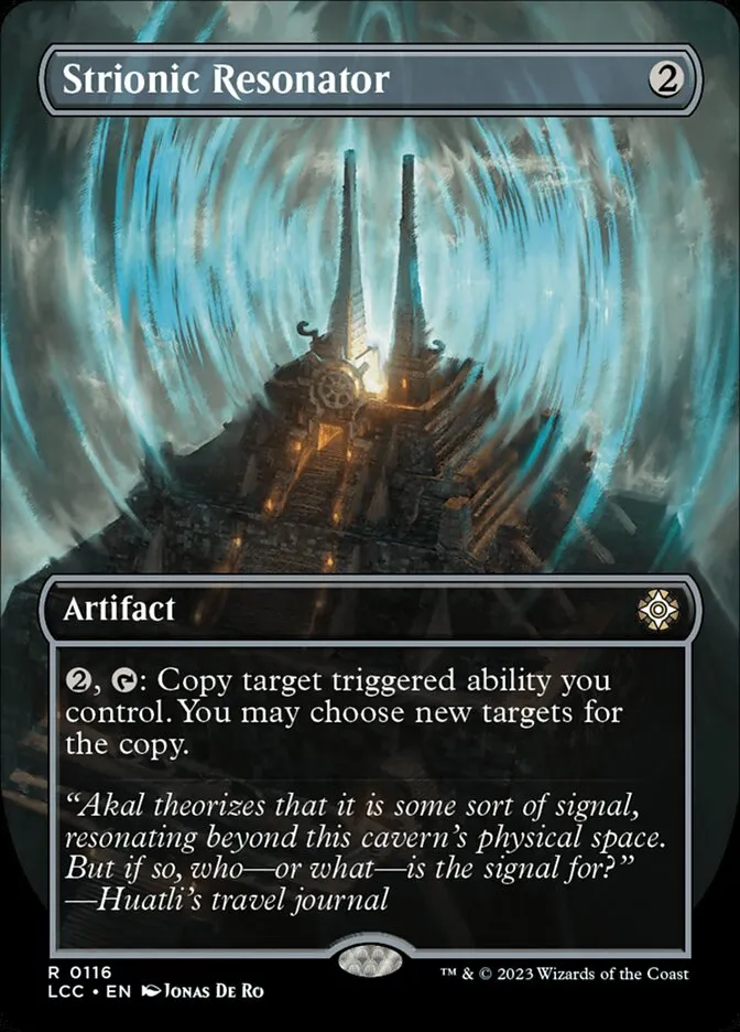2023 The Lost Caverns of Ixalan Commander Strionic Resonator #116 rare card image