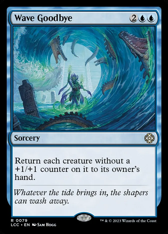 2023 The Lost Caverns of Ixalan Commander Wave Goodbye rare #79 rare card image