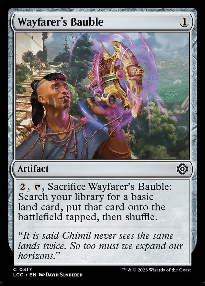 2023 The Lost Caverns of Ixalan Commander Wayfarer's Bauble #317 common card image