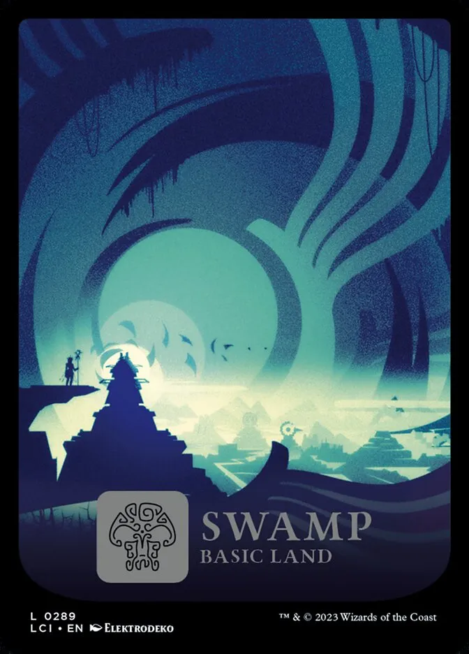 2023 The Lost Caverns of Ixalan Swamp #289 common card image