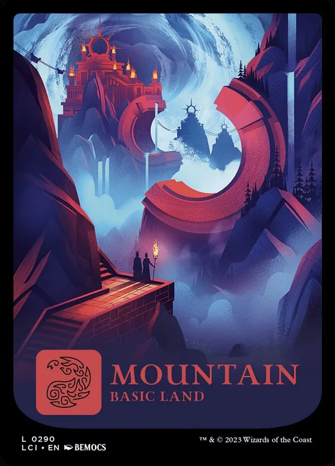 2023 The Lost Caverns of Ixalan Mountain #290 common card image