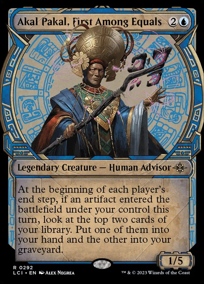 2023 The Lost Caverns of Ixalan Akal Pakal, First Among Equals rare #292 rare card image