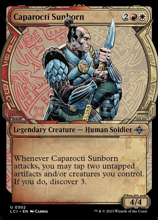 2023 The Lost Caverns of Ixalan Caparocti Sunborn #302 uncommon card image