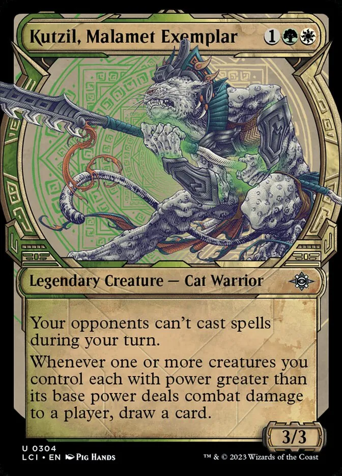 2023 The Lost Caverns of Ixalan Kutzil, Malamet Exemplar #304 uncommon card image