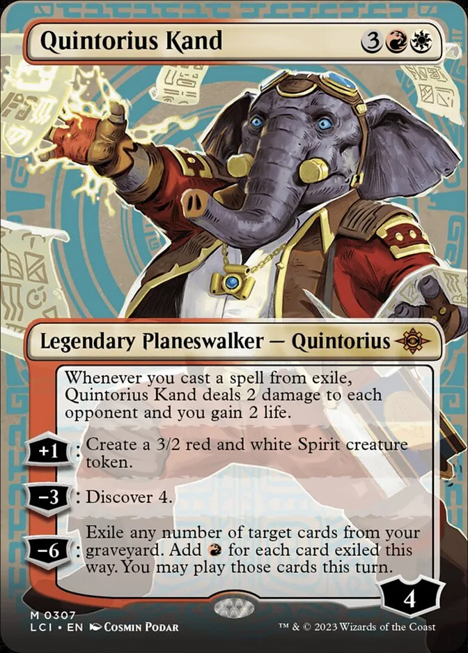 2023 The Lost Caverns of Ixalan Quintorius Kand #307 mythic card image