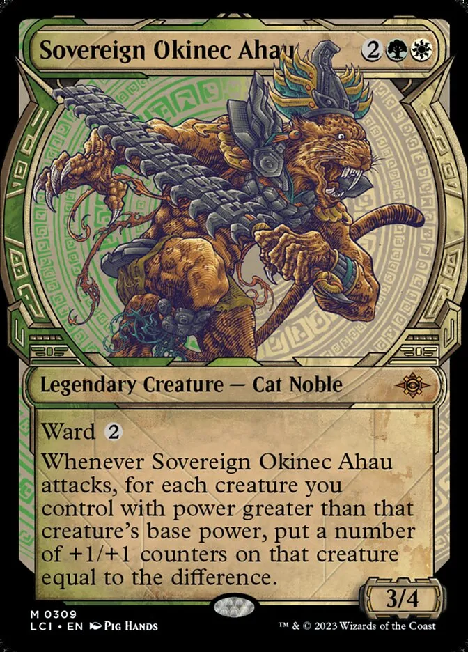 2023 The Lost Caverns of Ixalan Sovereign Okinec Ahau #309 mythic card image