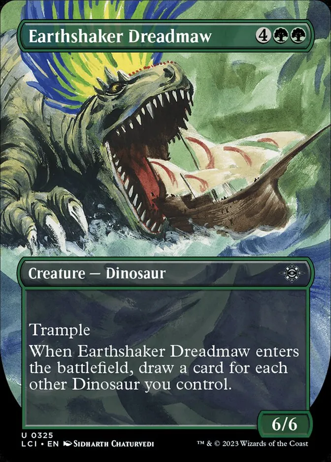 2023 The Lost Caverns of Ixalan Earthshaker Dreadmaw #325 uncommon card image