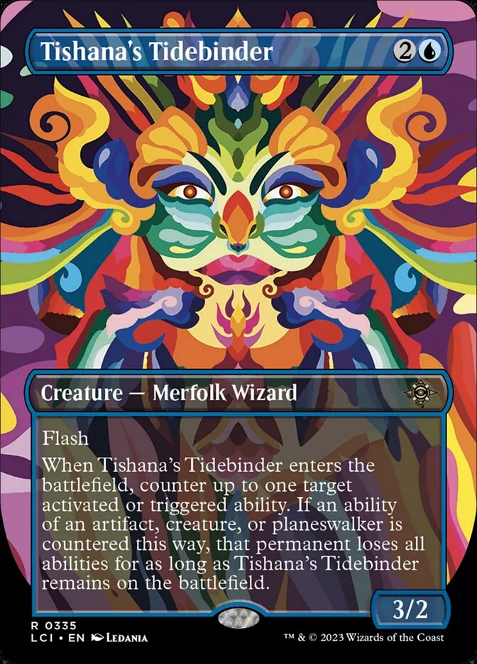 2023 The Lost Caverns of Ixalan Tishana's Tidebinder rare #335 rare card image
