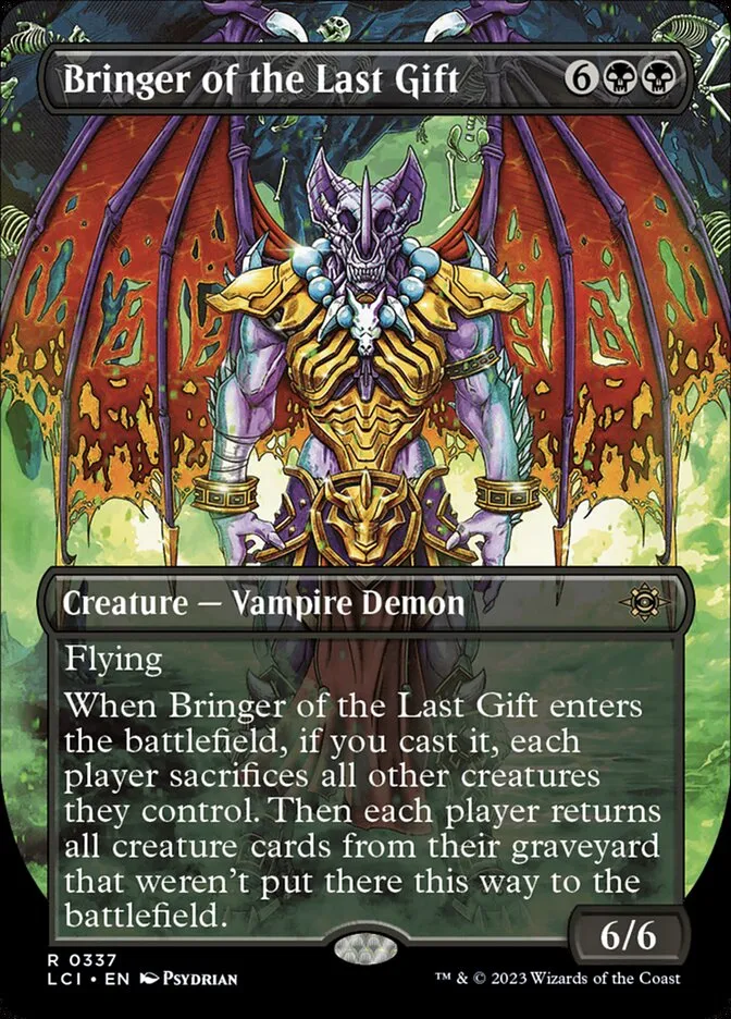 2023 The Lost Caverns of Ixalan Bringer of the Last Gift rare #337 rare card image