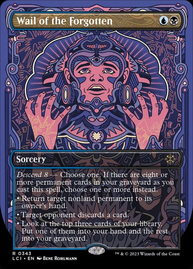 2023 The Lost Caverns of Ixalan Wail of the Forgotten #343 rare card image
