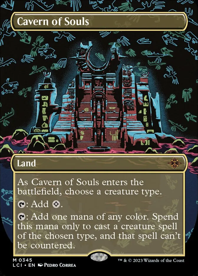 2023 The Lost Caverns of Ixalan Cavern of Souls #345 mythic card image