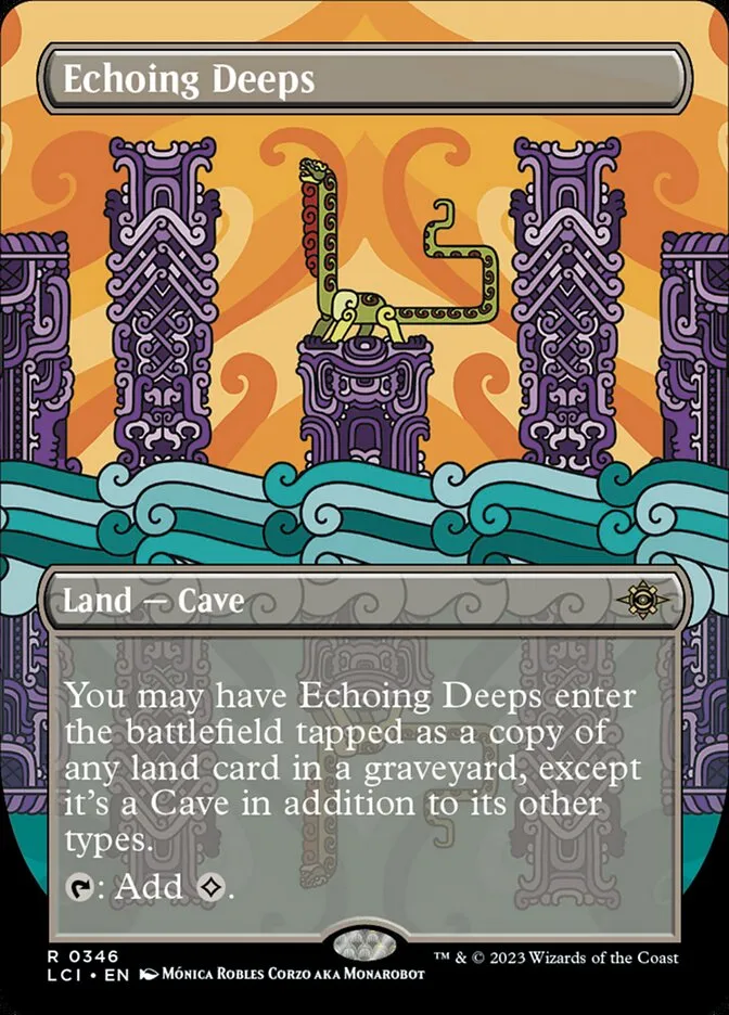 2023 The Lost Caverns of Ixalan Echoing Deeps #346 rare card image