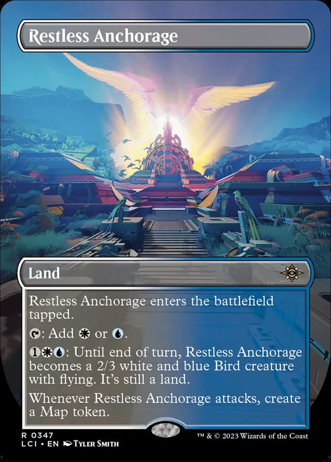 2023 The Lost Caverns of Ixalan Restless Anchorage #347 rare card image