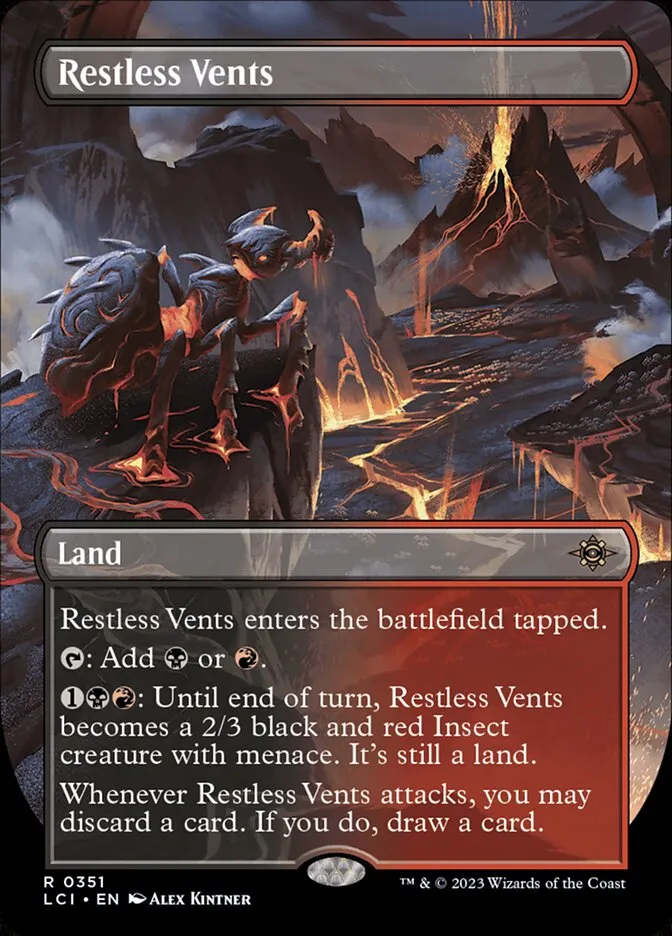 2023 The Lost Caverns of Ixalan Restless Vents #351 rare card image