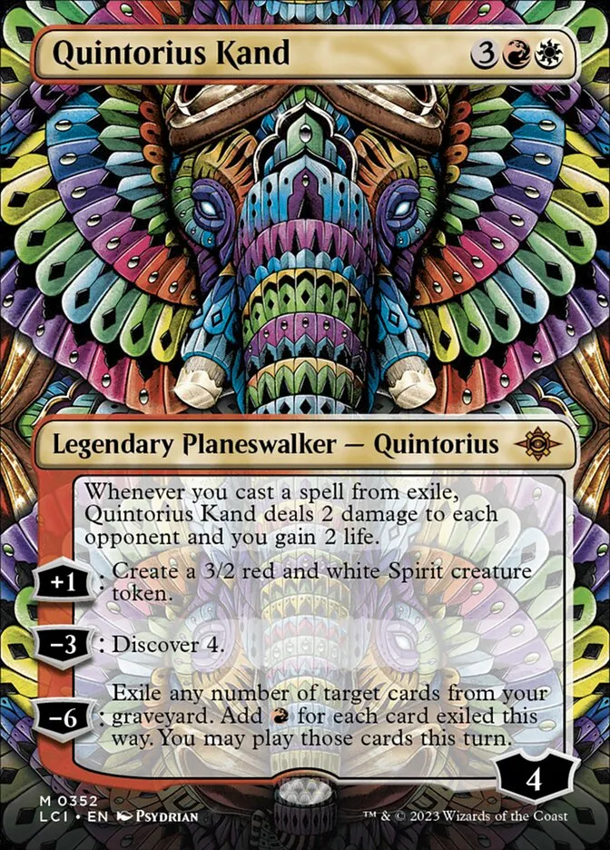 2023 The Lost Caverns of Ixalan Quintorius Kand #352 mythic card image