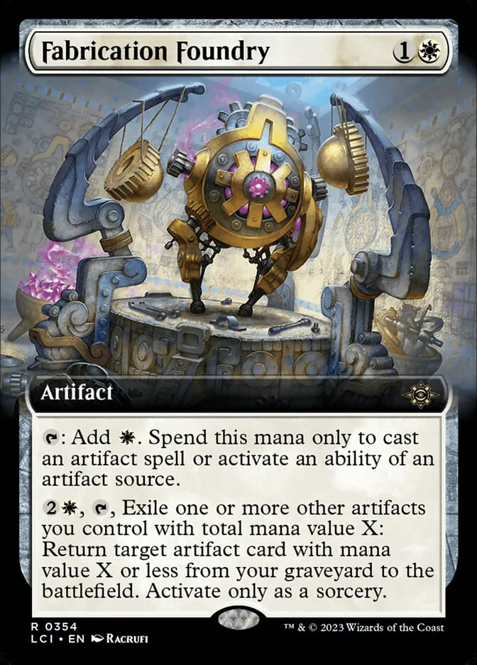 2023 The Lost Caverns of Ixalan Fabrication Foundry #354 rare card image
