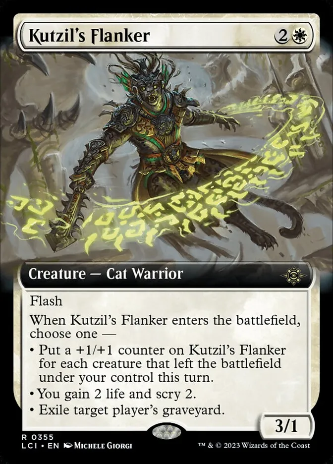 2023 The Lost Caverns of Ixalan Kutzil's Flanker #355 rare card image