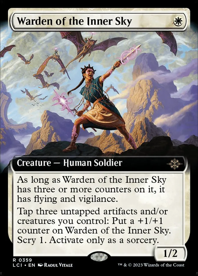 2023 The Lost Caverns of Ixalan Warden of the Inner Sky #359 rare card image