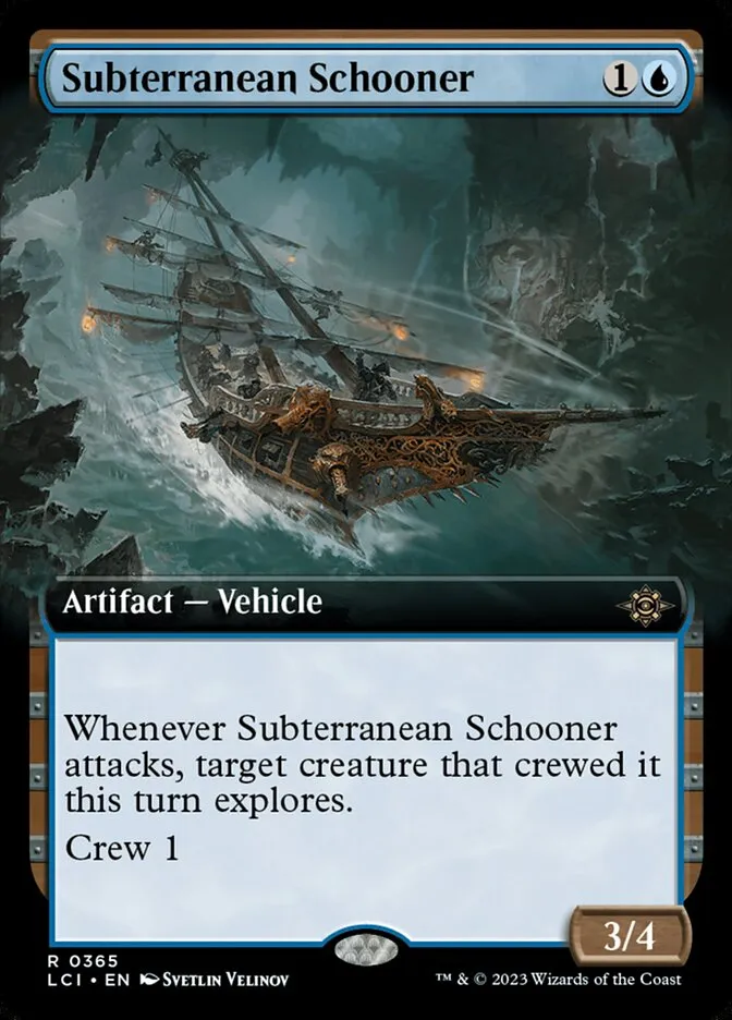 2023 The Lost Caverns of Ixalan Subterranean Schooner #365 rare card image