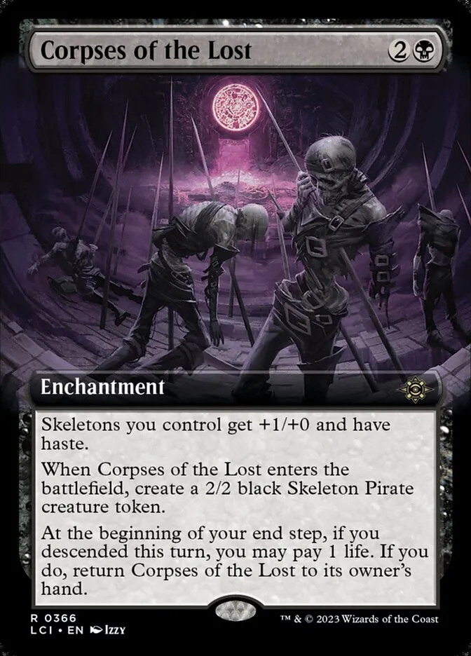 2023 The Lost Caverns of Ixalan Corpses of the Lost #366 rare card image