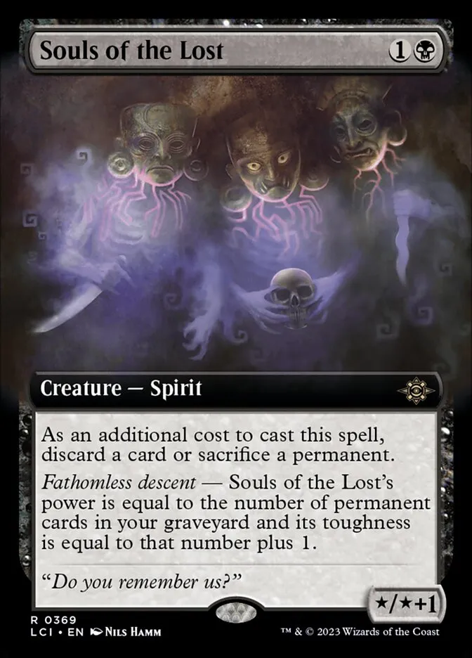 2023 The Lost Caverns of Ixalan Souls of the Lost #369 rare card image