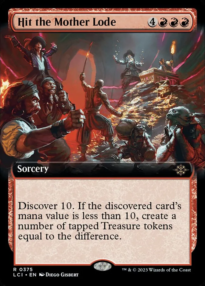 2023 The Lost Caverns of Ixalan Hit the Mother Lode #375 rare card image