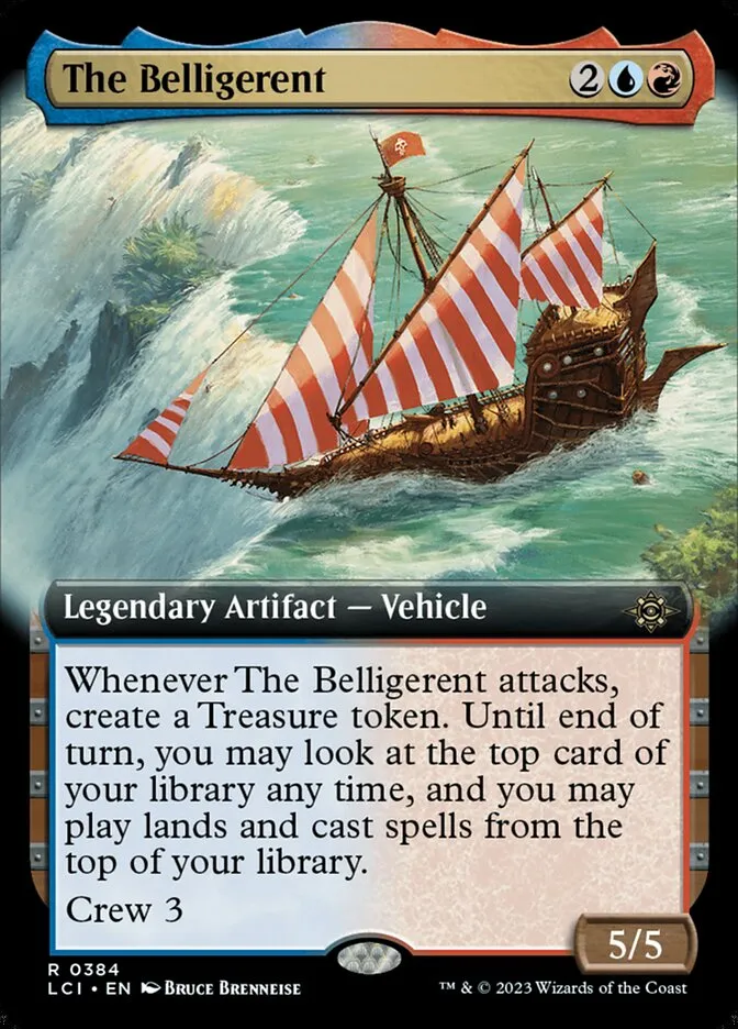 2023 The Lost Caverns of Ixalan The Belligerent #384 rare card image