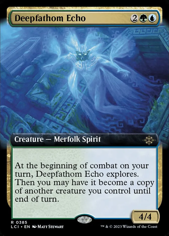 2023 The Lost Caverns of Ixalan Deepfathom Echo #385 rare card image