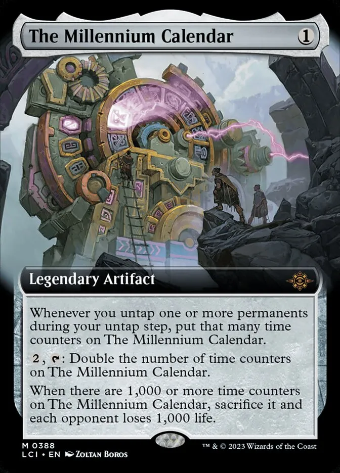 2023 The Lost Caverns of Ixalan The Millennium Calendar #388 mythic card image