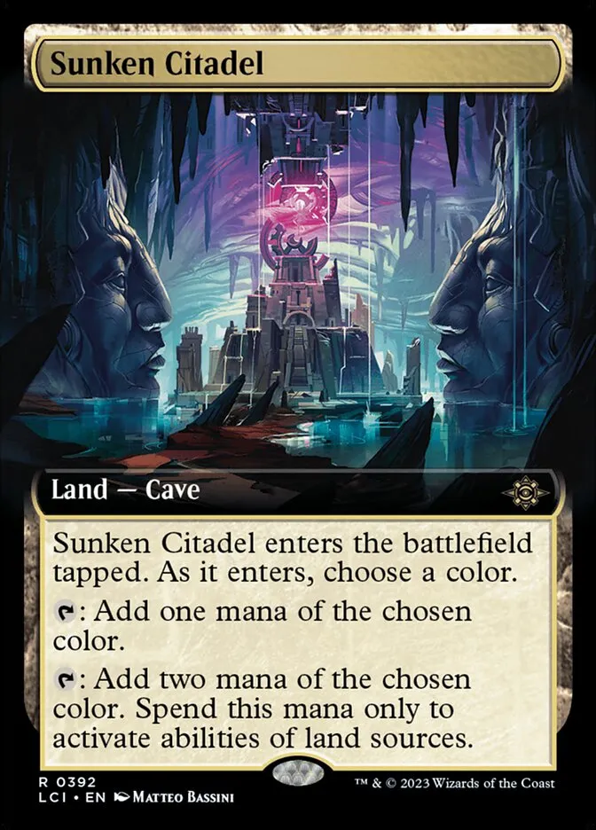 2023 The Lost Caverns of Ixalan Sunken Citadel #392 rare card image