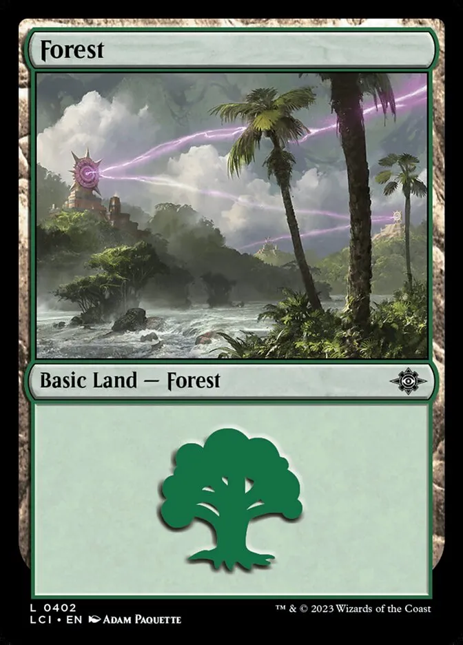 2023 The Lost Caverns of Ixalan Forest #402 common card image