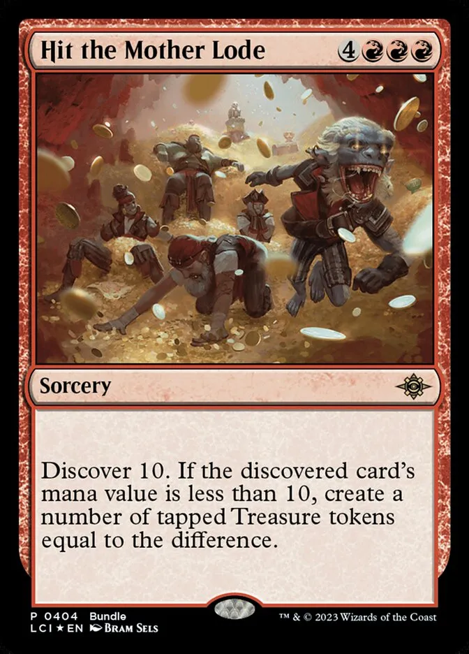 2023 The Lost Caverns of Ixalan Hit the Mother Lode #404 rare card image