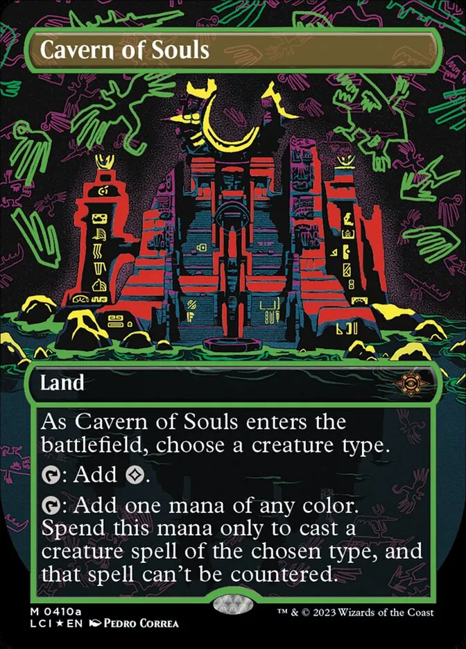 2023 The Lost Caverns of Ixalan Cavern of Souls #410a mythic card image