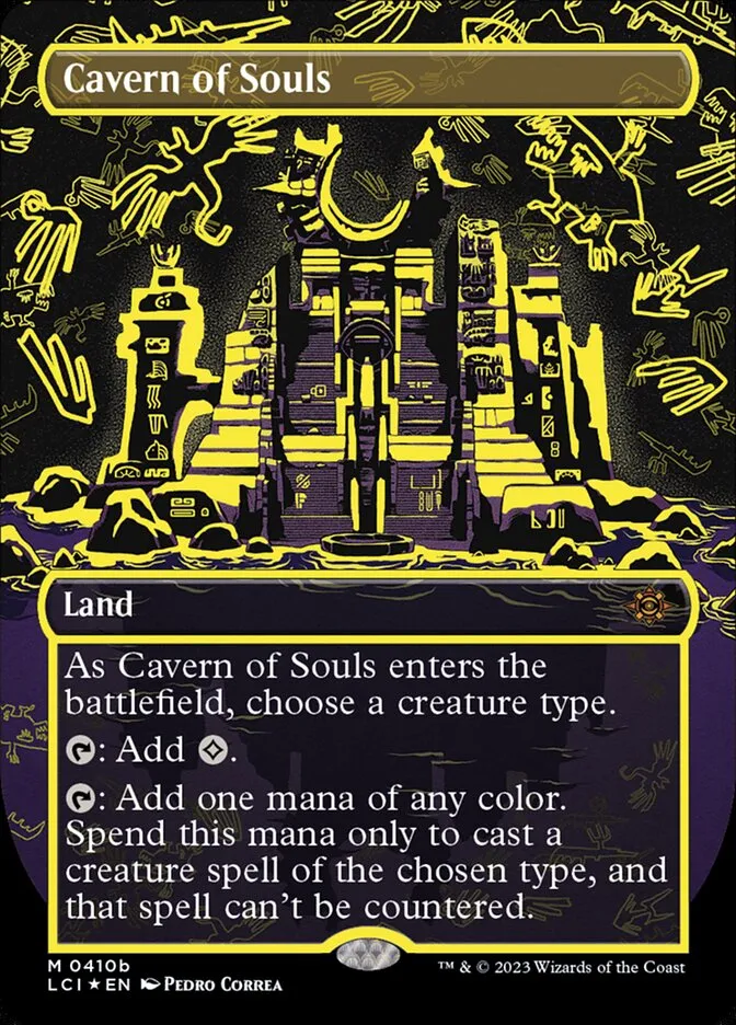 2023 The Lost Caverns of Ixalan Cavern of Souls #410b mythic card image