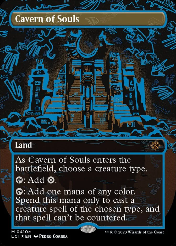 2023 The Lost Caverns of Ixalan Cavern of Souls #410c mythic card image