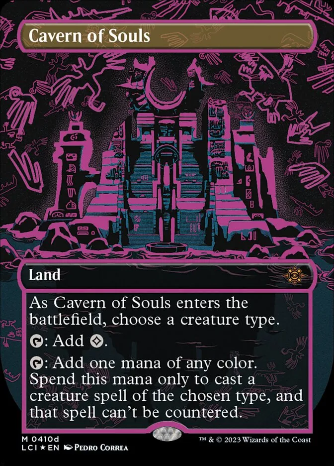 2023 The Lost Caverns of Ixalan Cavern of Souls #410d mythic card image