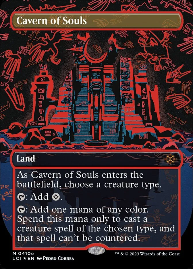 2023 The Lost Caverns of Ixalan Cavern of Souls #410e mythic card image
