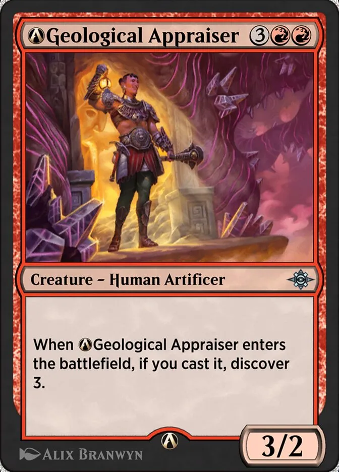 2023 The Lost Caverns of Ixalan A-Geological Appraiser uncommon #A-150e uncommon card image